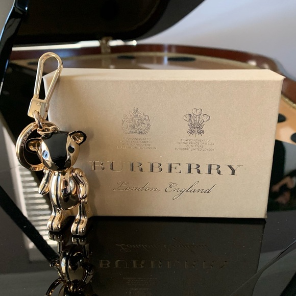 Burberry Accessories - Authentic Burberry Teddy Bear Bag/Key Charm